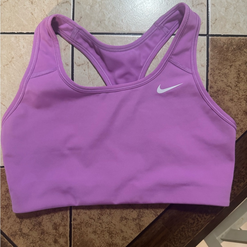 Nike Women's Purple Racerback Sports Bra size medium
